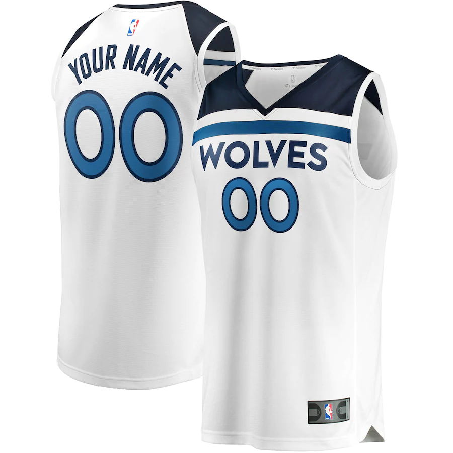 Minnesota Timberwolves Custom Letter and Number Kits for Association Jersey Material Vinyl